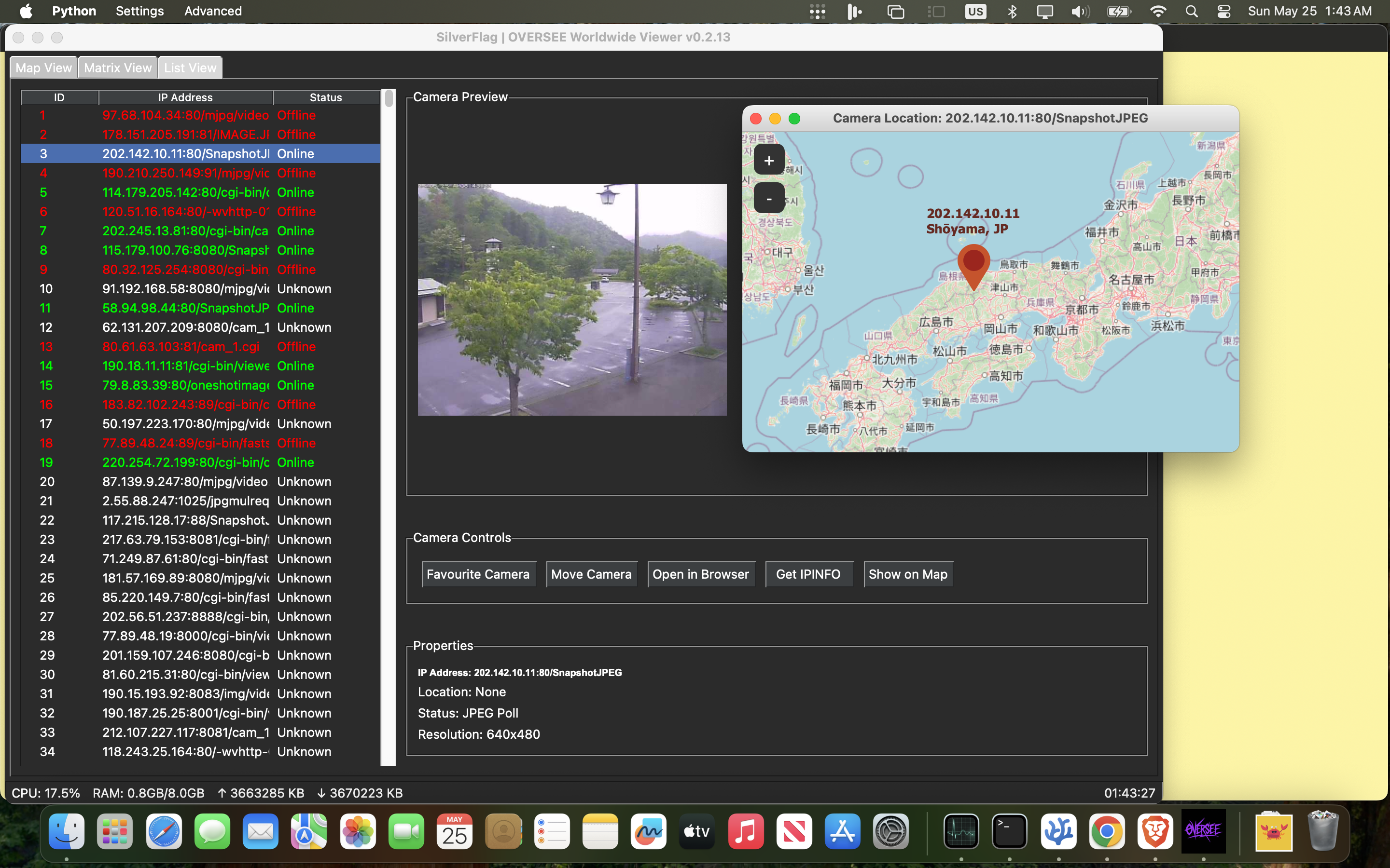List view with IP2Location Demo